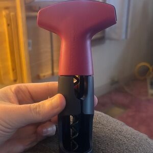 Tupperware Red and Black Corkscrew